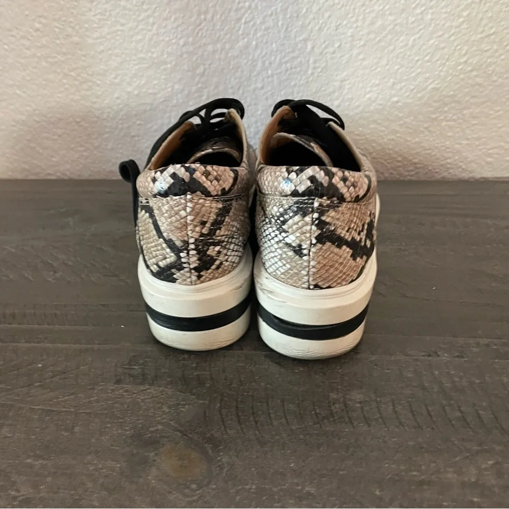 Paolo platform women’s Snake Print Sneakers